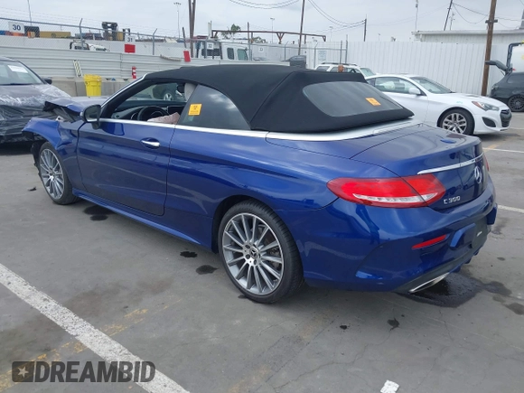 2018 Mercedes-Benz C 300 with VIN WDDWK4JB9JF643978, listed as a IAAI auction lot 41896576 with 59,443 mi miles and . Bid and sale history available at DreamBid. Image 3.