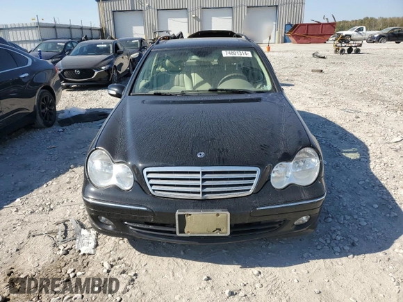 2005 Mercedes-Benz C 240 z VIN WDBRH81JX5F645392, wystawiony jako Copart lot #74801314 z przebiegiem 129 215 mil mil oraz Szkoda całkowita • Salvage title. Historia ofert i sprzedaży dostępna na DreamBid. Obrazek 5.