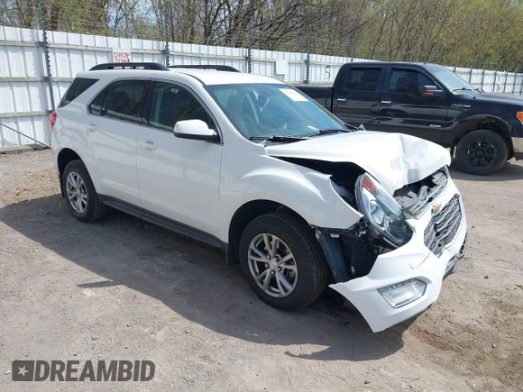 2016 Chevrolet Equinox LT z VIN 2GNALCEK0G6153378, wystawiony jako IAAI lot #42124329 z przebiegiem 110 589 mil mil oraz . Historia ofert i sprzedaży dostępna na DreamBid. Obrazek 1.