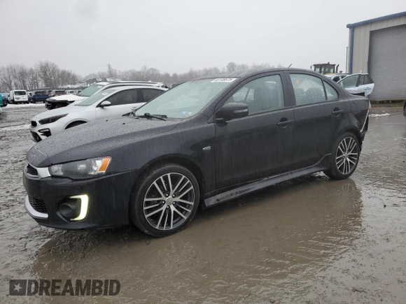 2017 Mitsubishi Lancer ES with VIN JA32V2FW3HU000448, listed as a Copart auction lot 45108575 with 68,633 mi miles and Salvage Title. Bid and sale history available at carsss.com. Image 1.