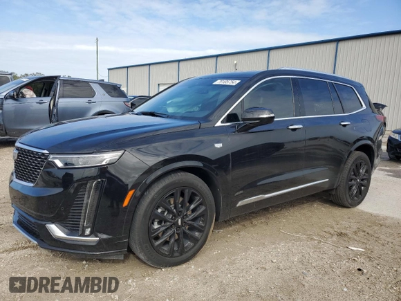 2022 Cadillac XT6 Premium Luxury with VIN 1GYKPCRS6NZ144644, listed as a Copart auction lot 79105754 with 38,884 mi miles and Non Repairable. Bid and sale history available at carsss.com. Image 1.