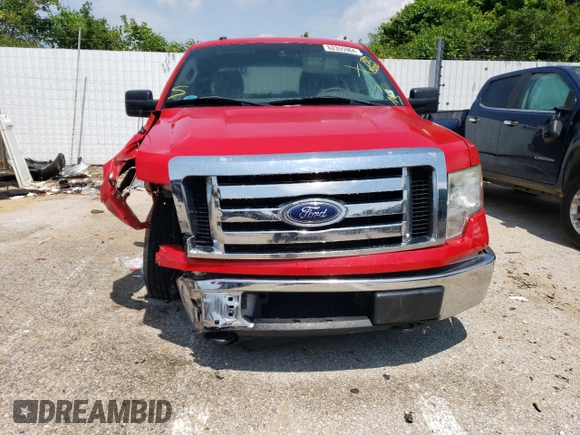2010 Ford F-150 XL with VIN 1FTEW1E84AFA14622, listed as a Copart auction lot 62355984 with 144,578 mi miles and Salvage Title. Bid and sale history available at carsss.com. Image 5.
