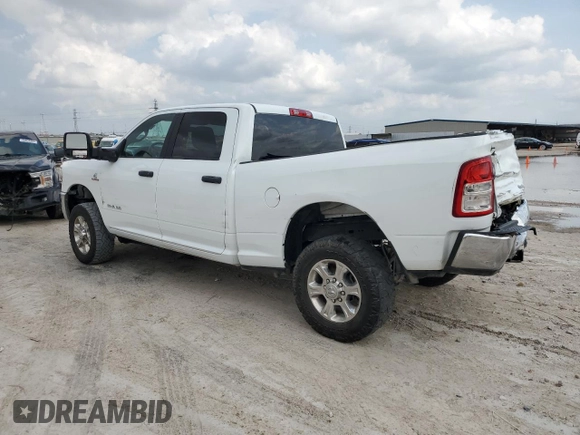 2024 Ram 2500 Big Horn with VIN 3C6UR5DL3RG106158, listed as a Copart auction lot 54498835 with 38,817 mi miles and Salvage Title. Bid and sale history available at carsss.com. Image 2.