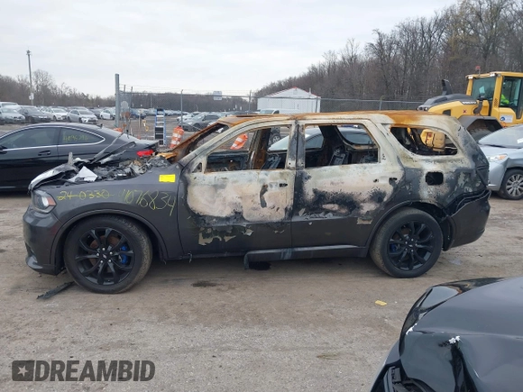 2019 Dodge Durango R/T with VIN 1C4SDJCT8KC652245, listed as a IAAI auction lot 41076834 with Not provided miles and . Bid and sale history available at DreamBid. Image 13.
