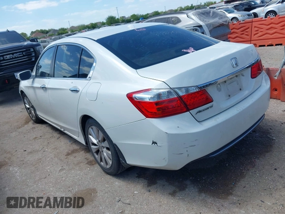 2013 Honda Accord Sdn EX-L with VIN 1HGCR2F8XDA218802, listed as a IAAI auction lot 42036529 with 169,866 mi miles. Bid and sale history available at carsss.com. Image 3.