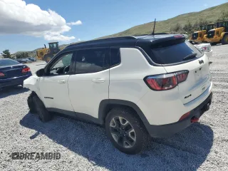 2018 Jeep Compass Trailhawk с VIN 3C4NJDDB4JT367025, выставлен на аукционе Copart как лот 56428645 с пробегом 158 507 миль миль и Списание • Salvage title. История ставок и продаж доступна на DreamBid. Изображение 2.