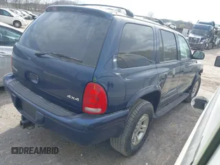 2001 Dodge Durango with VIN 1B4HS28N41F642838, listed as a IAAI auction lot 41910600 with 226,615 mi miles and . Bid and sale history available at DreamBid. Image 4.