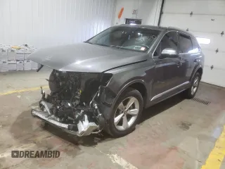 2020 Audi Q7 Premium with VIN WA1AJAF79LD007452, listed as a Copart auction lot 49701074 with 0 mi miles. Bid and sale history available at carsss.com. Image 1.