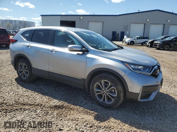 2021 Honda CR-V EX with VIN 2HKRW2H52MH627258, listed as a Copart auction lot 53127085 with 52,127 mi miles and Salvage Title. Bid and sale history available at carsss.com. Image 4.