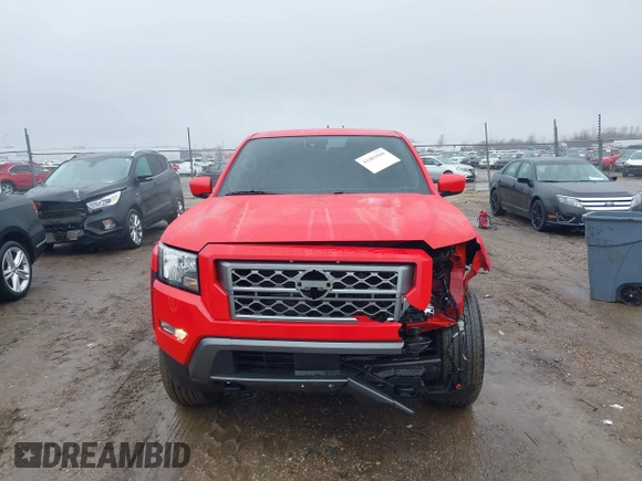 2022 Nissan Frontier S with VIN 1N6ED1EK4NN603339, listed as a IAAI auction lot 41482846 with 44,066 mi miles. Bid and sale history available at carsss.com. Image 12.