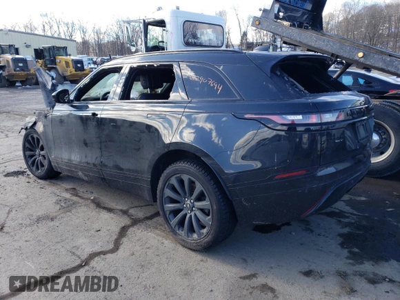 2020 Land Rover Range Rover Velar R-Dynamic S with VIN SALYK2EX7LA269005, listed as a Copart auction lot 42907694 with 0 mi miles. Bid and sale history available at carsss.com. Image 2.