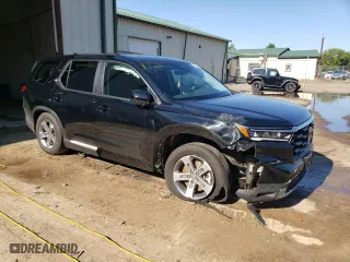 2025 Honda Pilot EX-L with VIN 5FNYG1H42SB007113, listed as a Copart auction lot 66606594 with 816 mi miles and Salvage Title. Bid and sale history available at carsss.com. Image 4.