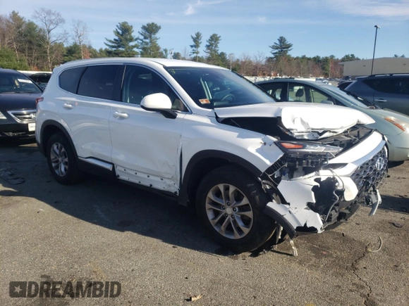 2020 Hyundai Santa Fe SE with VIN 5NMS2CADXLH214245, listed as a Copart auction lot 67223592 with 26,875 mi miles. Bid and sale history available at carsss.com. Image 4.