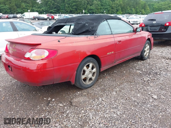 2002 Toyota Solara SE z VIN 2T1FF28P92C592089, wystawiony jako IAAI lot #42340412 z przebiegiem 196 880 mil mil oraz . Historia ofert i sprzedaży dostępna na DreamBid. Obrazek 4.