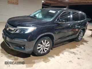 2019 Honda Pilot EX-L with VIN 5FNYF5H42KB025248, listed as a Copart auction lot 81994174 with 96,996 mi miles and Salvage title. Bid and sale history available at DreamBid. Image 1.