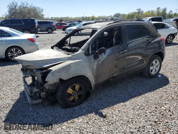 2015 Chevrolet Trax LT with VIN KL7CJLSBXFB208973, listed as a Copart auction lot 48882315 with 0 mi miles and Non Repairable. Bid and sale history available at carsss.com. Image 1.
