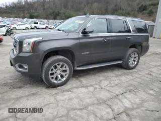 2019 GMC Yukon SLE with VIN 1GKS2AKC6KR140010, listed as a Copart auction lot 81692174 with 155,763 mi miles and Salvage Title. Bid and sale history available at carsss.com. Image 1.
