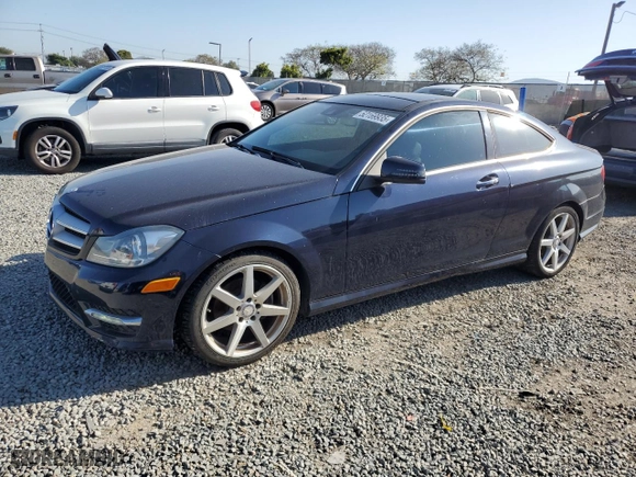 2013 Mercedes-Benz C-Class C 250 with VIN WDDGJ4HB6DG063860, listed as a Copart auction lot 52169935 with 69,635 mi miles and Salvage Title. Bid and sale history available at carsss.com. Image 1.