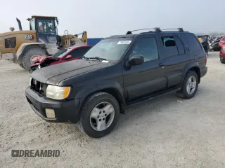 2001 Infiniti QX4 with VIN JNRDR09X21W204207, listed as a Copart auction lot 79935604 with Not Provided miles and Salvage Title. Bid and sale history available at DreamBid. Image 1.