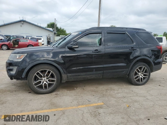 2016 Ford Explorer Sport with VIN 1FM5K8GT3GGC55558, listed as a Copart auction lot 65275645 with 143,314 mi miles and Clean title. Bid and sale history available at DreamBid. Image 1.