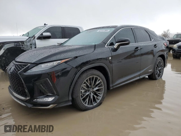 2020 Lexus RX with VIN 2T2YGMDA4LC052181, listed as a Copart auction lot 42141364 with 64,045 mi miles. Bid and sale history available at carsss.com. Image 1.