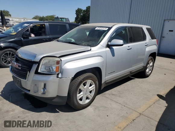 2015 GMC Terrain SLE with VIN 2GKALMEK8F6276167, listed as a Copart auction lot 61012415 with 123,858 mi miles and Salvage title. Bid and sale history available at DreamBid. Image 1.