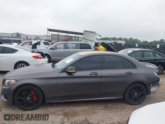 2016 Mercedes-Benz C 300 with VIN 55SWF4JBXGU172594, listed as a IAAI auction lot 42275623 with 92,446 mi miles and . Bid and sale history available at DreamBid. Image 14.