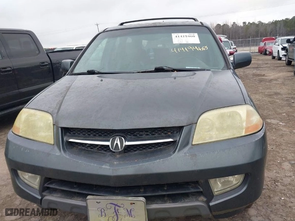 2003 Acura MDX Touring Pkg w/Navigation System with VIN 2HNYD18833H522963, listed as a IAAI auction lot 41419460 with 380,387 mi miles. Bid and sale history available at carsss.com. Image 6.