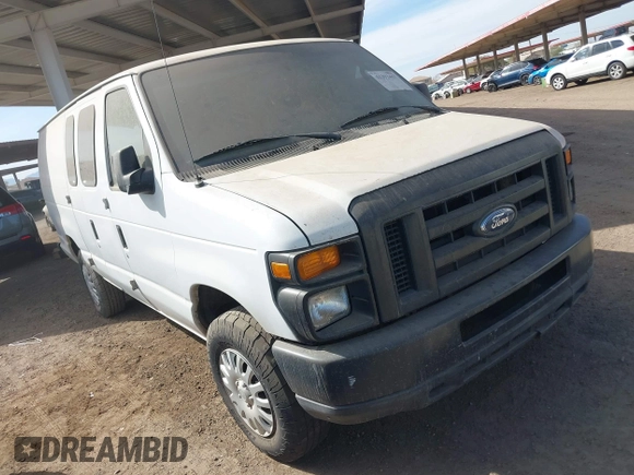 2008 Ford Econoline Cargo Commercial with VIN 1FTNS24L28DA01977, listed as a IAAI auction lot 41393467 with Not Provided miles and . Bid and sale history available at DreamBid. Image 1.