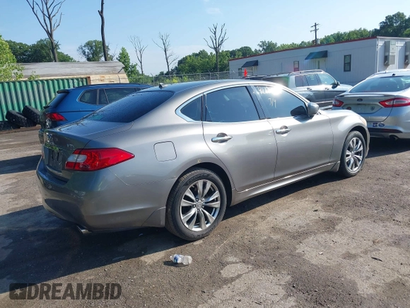 2012 Infiniti M with VIN JN1BY1AR3CM394274, listed as a IAAI auction lot 42687322 with 117,258 mi miles and . Bid and sale history available at DreamBid. Image 4.