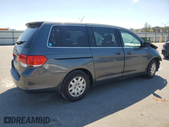 2010 Honda Odyssey LX with VIN 5FNRL3H29AB065521, listed as a Copart auction lot 45743455 with 128,389 mi miles and Salvage Title. Bid and sale history available at carsss.com. Image 3.