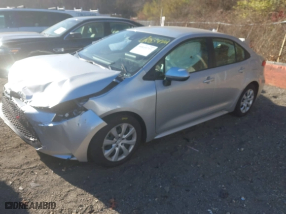 2022 Toyota Corolla LE with VIN JTDEPMAEXNJ198817, listed as a IAAI auction lot 40839711 with 15,629 mi miles. Bid and sale history available at carsss.com. Image 18.