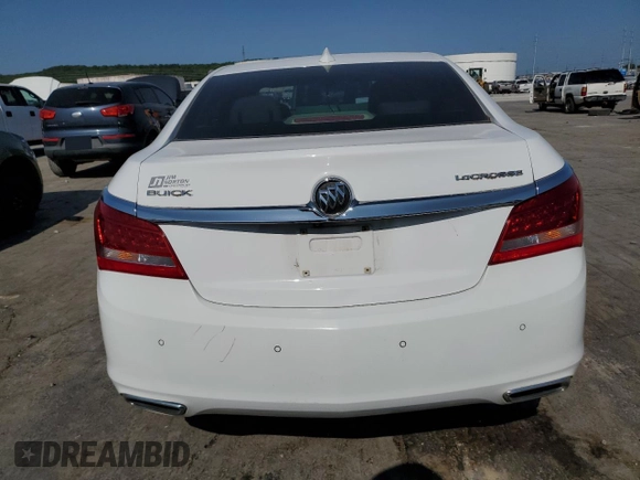 2016 Buick LaCrosse Leather with VIN 1G4GB5G33GF111330, listed as a Copart auction lot 65174464 with 94,800 mi miles and Salvage Title. Bid and sale history available at carsss.com. Image 6.
