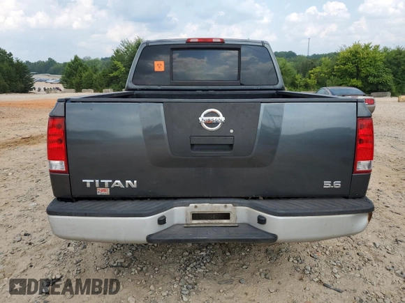 2007 Nissan Titan XE with VIN 1N6AA07AX7N205612, listed as a Copart auction lot 62633655 with 201,431 mi miles and Salvage title. Bid and sale history available at DreamBid. Image 6.
