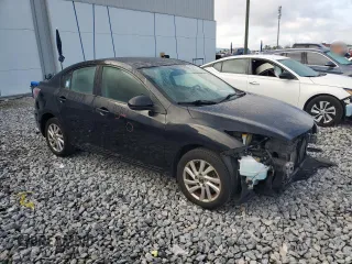 2013 Mazda 3 i Touring with VIN JM1BL1V77D1794443, listed as a Copart auction lot 55256375 with 161,127 mi miles and Salvage Title. Bid and sale history available at DreamBid. Image 4.