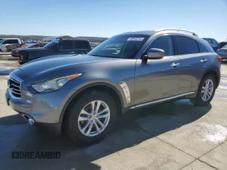 2016 Infiniti QX70 with VIN JN8CS1MU2GM671820, listed as a Copart auction lot 88993215 with 184,911 mi miles and Salvage Title. Bid and sale history available at DreamBid. Image 1.