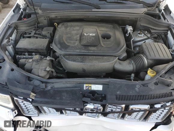 2017 Jeep Grand Cherokee Overland with VIN 1C4RJFCG8HC906200, listed as a Copart auction lot 49837375 with 108,852 mi miles and Salvage Title. Bid and sale history available at carsss.com. Image 13.
