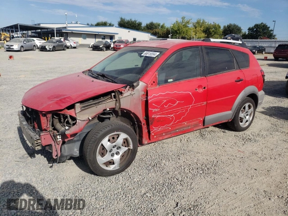 2006 Pontiac Vibe with VIN 5Y2SL65846Z408278, listed as a Copart auction lot 66615554 with 147,498 mi miles and Salvage Title. Bid and sale history available at carsss.com. Image 1.