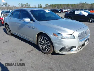 2018 Lincoln Continental Select with VIN 1LN6L9SKXJ5612470, listed as a IAAI auction lot 41350596 with 120,727 mi miles. Bid and sale history available at carsss.com. Image 1.