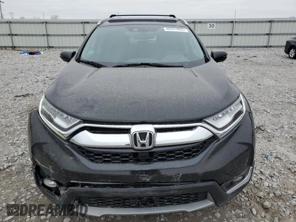 2017 Honda CR-V Touring with VIN 5J6RW1H96HL005304, listed as a Copart auction lot 46551855 with 93,988 mi miles and Salvage Title. Bid and sale history available at carsss.com. Image 5.