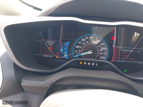 2013 Ford C-Max Energi SEL with VIN 1FADP5CU3DL555298, listed as a IAAI auction lot 41980253 with 191,811 mi miles. Bid and sale history available at carsss.com. Image 15.