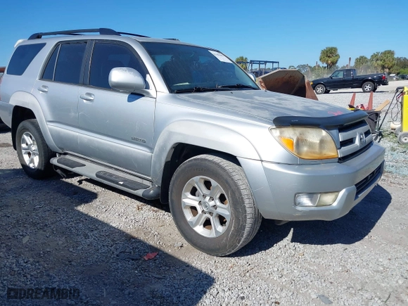 2003 Toyota 4Runner SR5 with VIN JTEZU14R238004904, listed as a IAAI auction lot 41185690 with 1 mi miles. Bid and sale history available at carsss.com. Image 1.