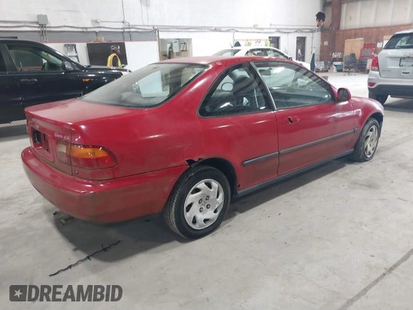 1993 Honda Civic z VIN 1HGEJ1259PL057941, wystawiony jako IAAI lot #41773584 z przebiegiem 100 788 mil mil oraz . Historia ofert i sprzedaży dostępna na DreamBid. Obrazek 4.