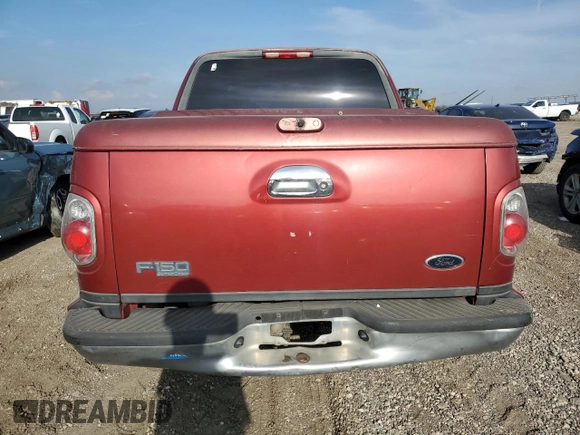 2003 Ford F-150 XLT with VIN 1FTRW07L53KC91612, listed as a Copart auction lot 43757265 with 169,886 mi miles and Salvage Title. Bid and sale history available at carsss.com. Image 6.