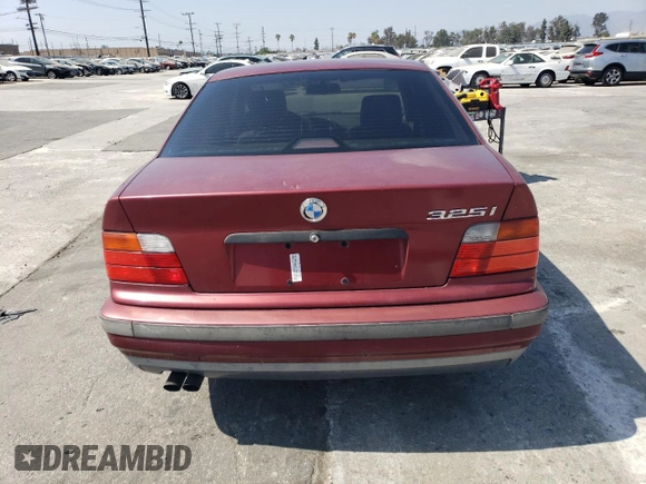 1995 BMW 3 Series 325i with VIN WBACB3324SFE24027, listed as a Copart auction lot 72361214 with 237,096 mi miles and Salvage Title. Bid and sale history available at carsss.com. Image 6.