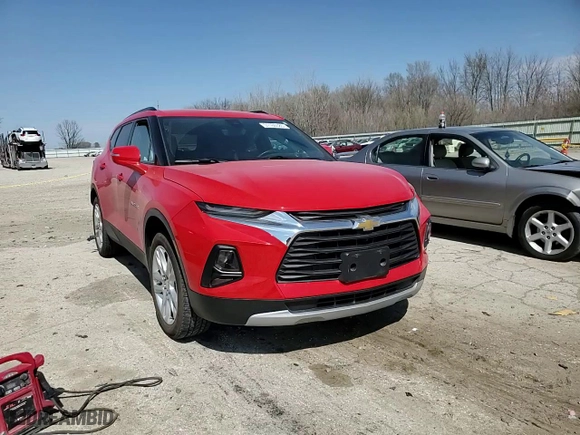 2021 Chevrolet Blazer LT with VIN 3GNKBDRSXMS519223, listed as a Copart auction lot 51160385 with 42,735 mi miles and Salvage Title. Bid and sale history available at carsss.com. Image 11.