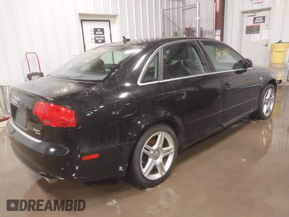 2008 Audi A4 2.0T with VIN WAUDF78E18A032709, listed as a IAAI auction lot 41281161 with 151,764 mi miles. Bid and sale history available at carsss.com. Image 4.