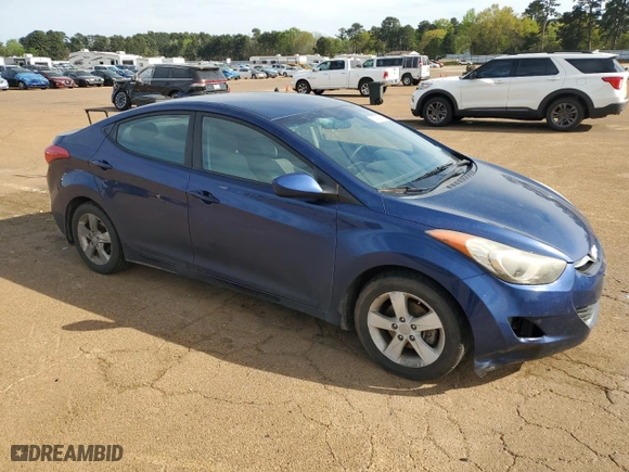 2013 Hyundai Elantra Limited with VIN KMHDH4AE9DU767318, listed as a Copart auction lot 50759595 with 126,933 mi miles and Clean Title. Bid and sale history available at carsss.com. Image 4.