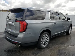 2023 GMC Yukon XL Denali with VIN 1GKS1JKL4PR349627, listed as a Copart auction lot 51690095 with 57,393 mi miles and Clean Title. Bid and sale history available at carsss.com. Image 3.