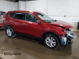2015 Nissan Rogue SV with VIN KNMAT2MV5FP502659, listed as a Copart auction lot 54347035 with 65,828 mi miles and Salvage Title. Bid and sale history available at carsss.com. Image 4.